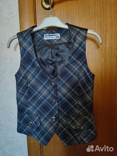 Школьная форма Sky lake жилет Рио комби