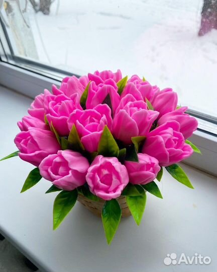 Цветы тюльпаны букет