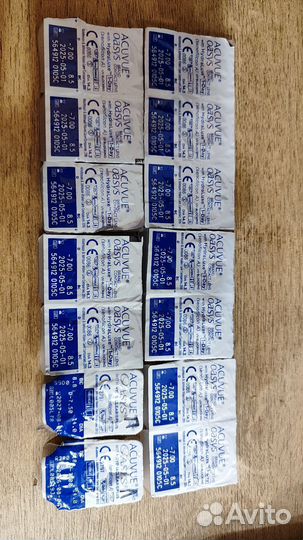 Продам линзы контактные 