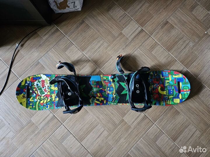 Сноуборд burton chopper 120 и крепления