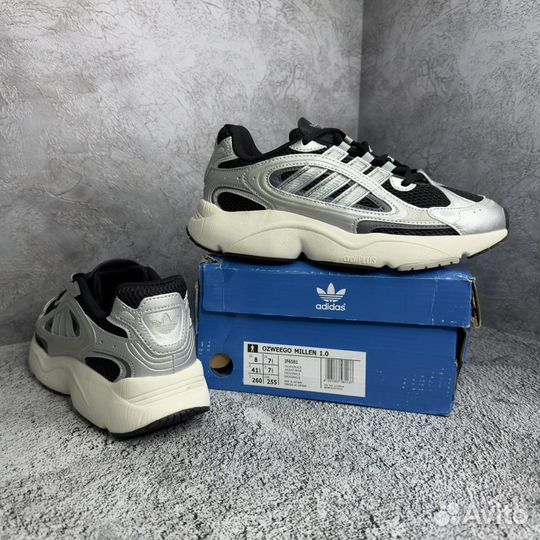 Кроссовки adidas ozmillen серые