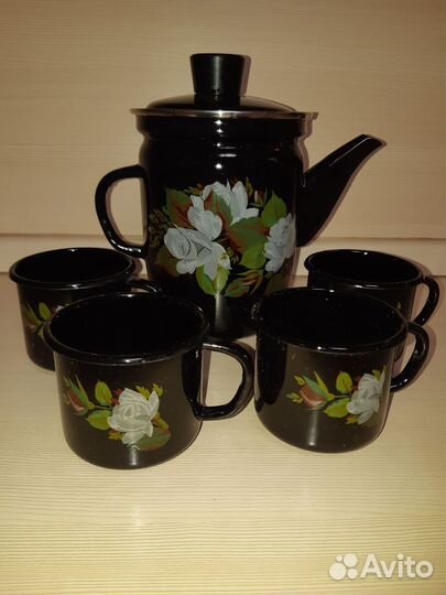 Чайный сервиз эмалированный СССР