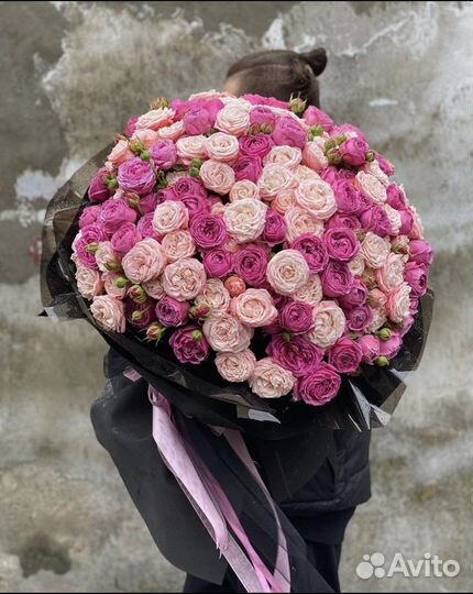 Букеты из роз пионовидные розы с доставкой