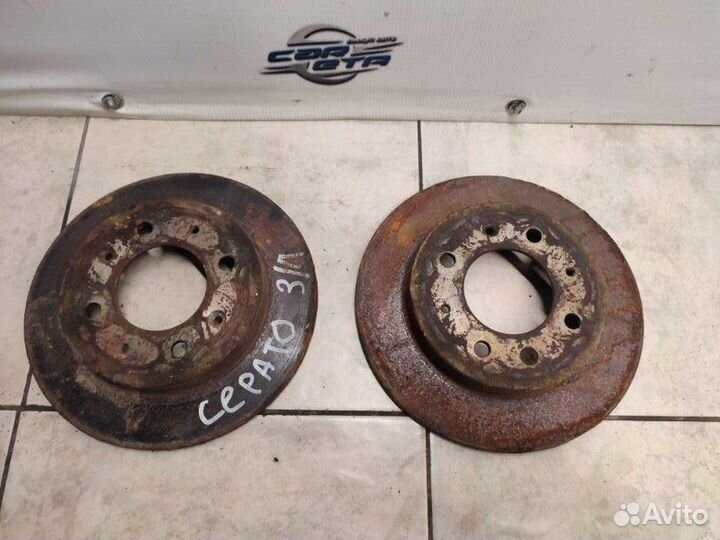 Диск тормозной задний Kia Cerato 1 G4ED 2006