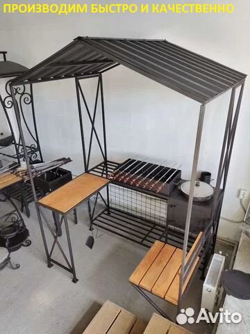 Мангал С крышей