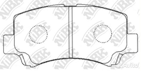 Колодки тормозные suzuki wagon R+ 98- перед. PN