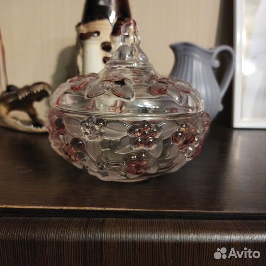 Хрустальная конфетница СССР