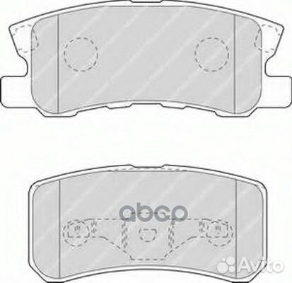 Колодки торм. диск.зад 4605A502 mitsubishi