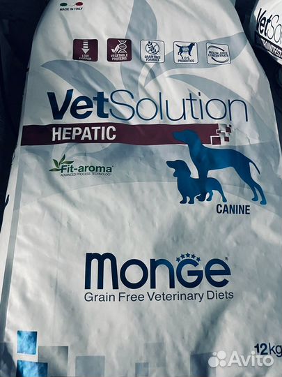 Корм для собак Monge/Монж Лечебные корма 12 кг