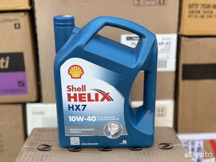 Масло Shell Helix HX7 10w40 (5л)