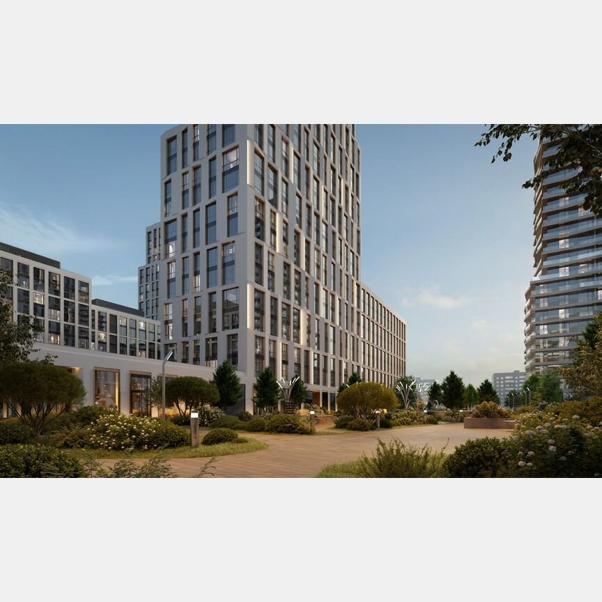 2-к. квартира, 90,7 м², 4/22 эт.