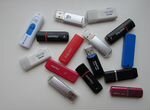 Флэшки USB, б/у, разные модели и расцветки