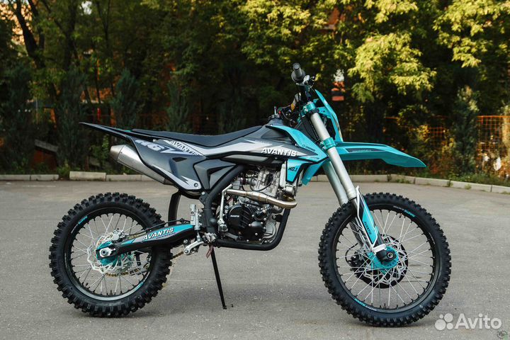 Мотоцикл Avantis A6 голубой