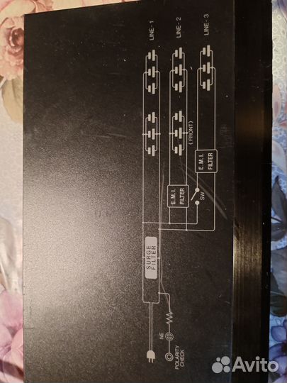 Victor. Очень редкий мощный японский фильтр сети