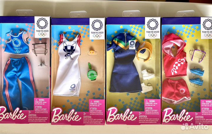 Аутфиты для Барби Famous Fashions Olympics 2020
