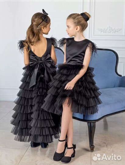 Платье нарядное 2в1 для девочки 146-152 (10-11лет)