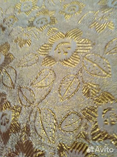 Парча СССР отрез ткани