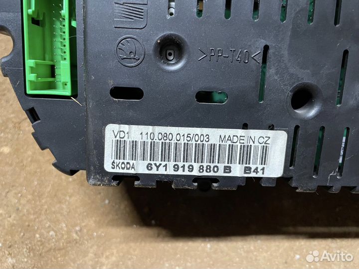 Панель приборов Skoda Fabia 2001г Хетчбэк