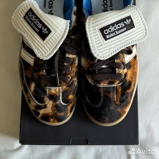 Кроссовки Adidas Samba Wales Bonner Leopard