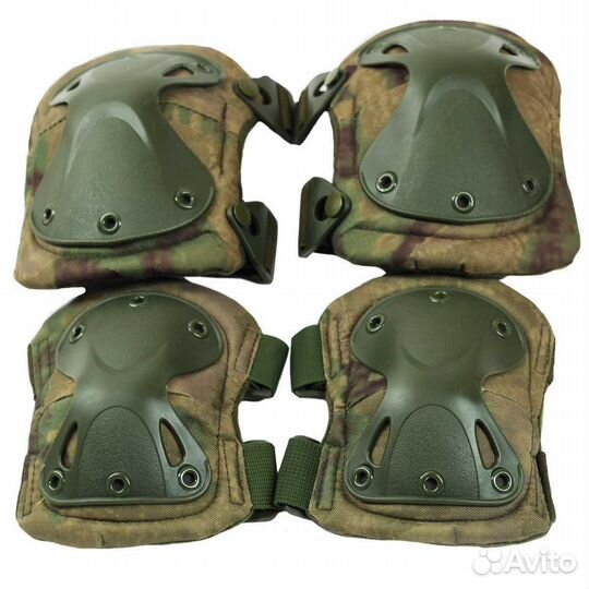 Комплект наколенники + налокотники тактические мох