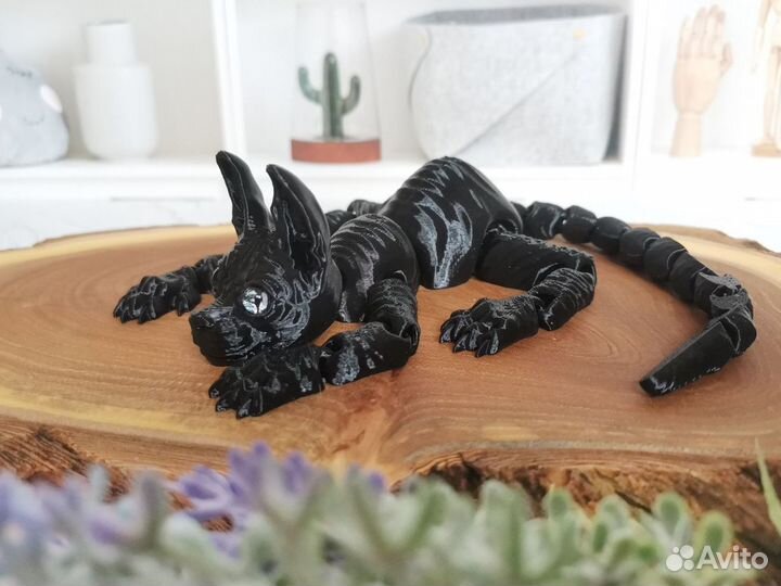 Котенок сфинкс 3D 25 см печать на 3Д принтере