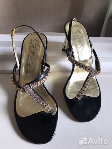 Сланцы/босоножки на танкетке