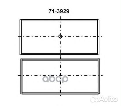 71-3929/4 STD Вкладыши шатунные VAG A3/A4/A6/GO