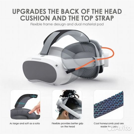 Крепление bobovr P4 + 2 аккумулятора + док-станция