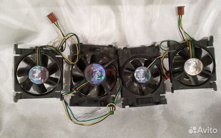 Корпусные вентиляторы б/у,Интел,ш/питания