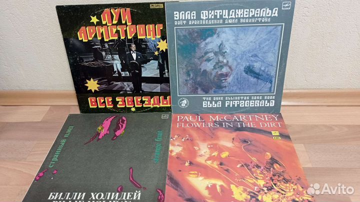 Виниловые пластинки джаз и рок