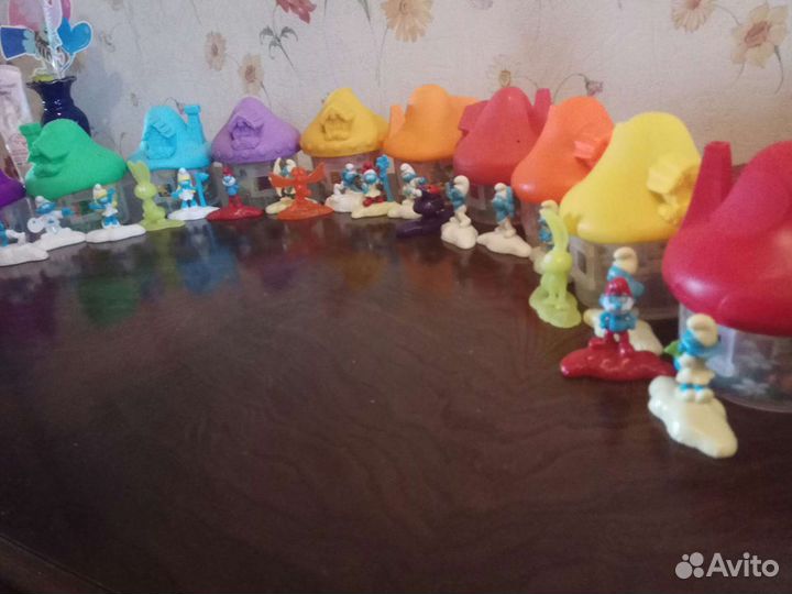 Игрушки Смурфики из Макдональдс