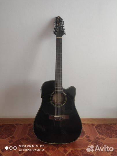 Электроакустическая 12 струнная гитара