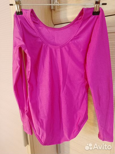 Гимнастический купальник розовый