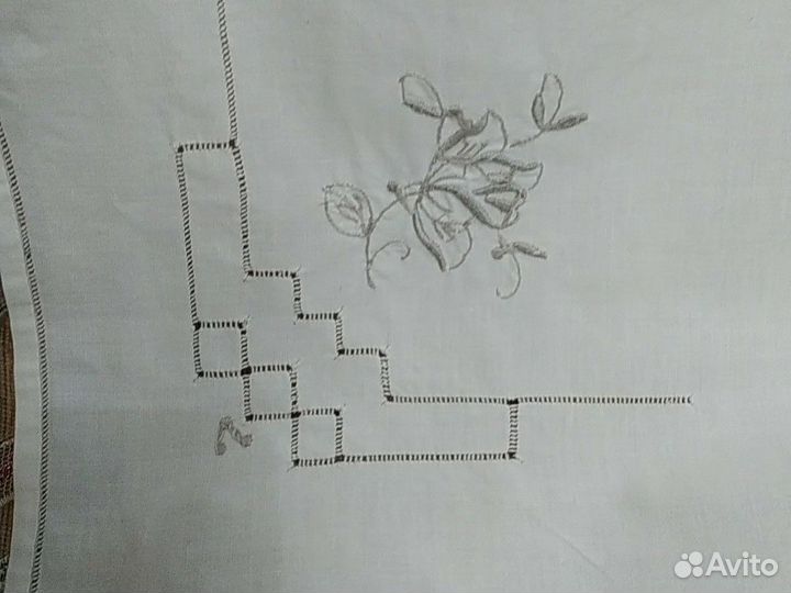 Винтаж скатерть, салфетки, вышивка