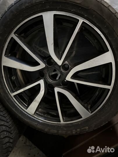 Литые диски r17 5x114 3 с летней резиной