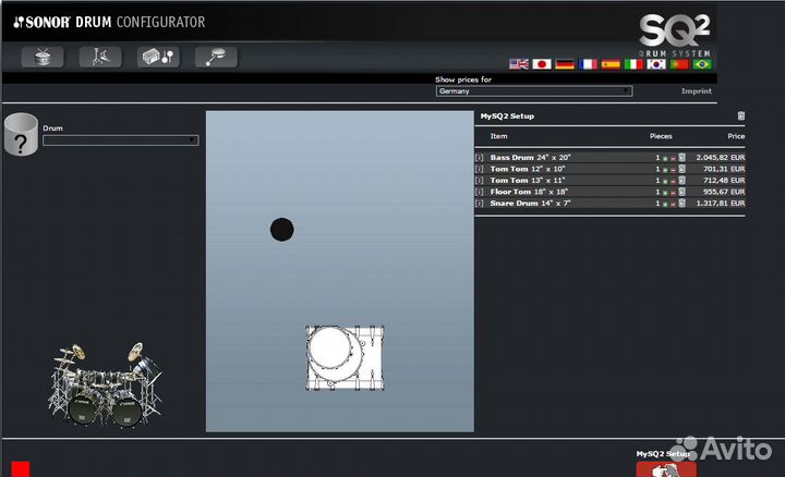 Барабаны Sonor SQ2