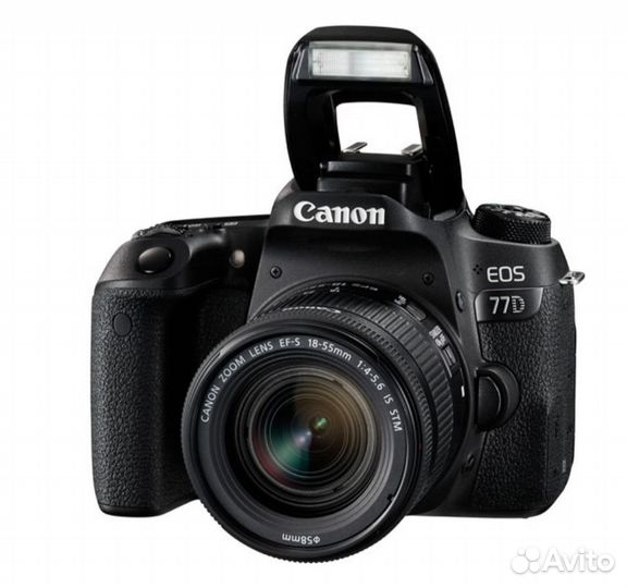 Фотоаппарат зеркальный Canon EOS 77D Kit EF-S 18-5