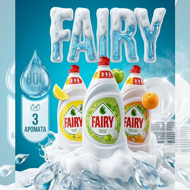 Fairy 900 мл (12шт)