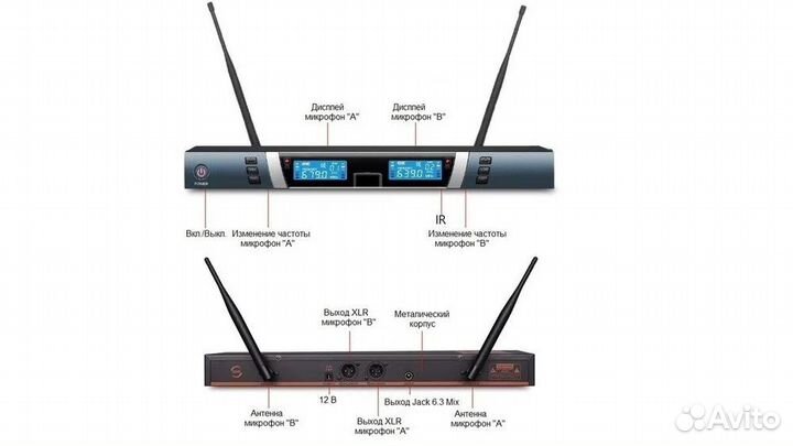 Радиосистема AveryStar AS-21 ручные микрофоны