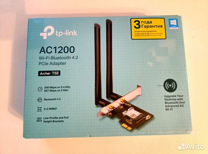 Tp-link Archer T5E AC1200 WI-FI Bluetooth 4.2 PCIe