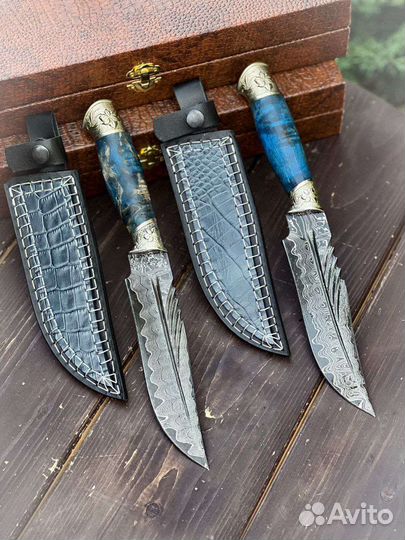 Нож из дамаски