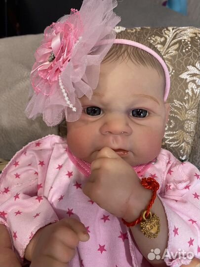 Кукла реборн Элайдж 45 см (новый ) ручная работа