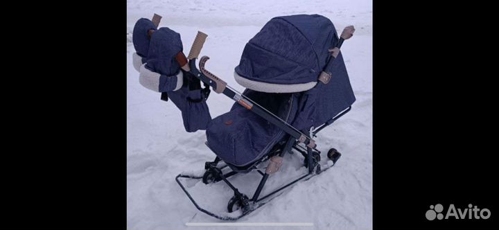 Коляска санки