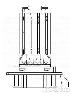 Резистор вентилятора LFR1801 luzar