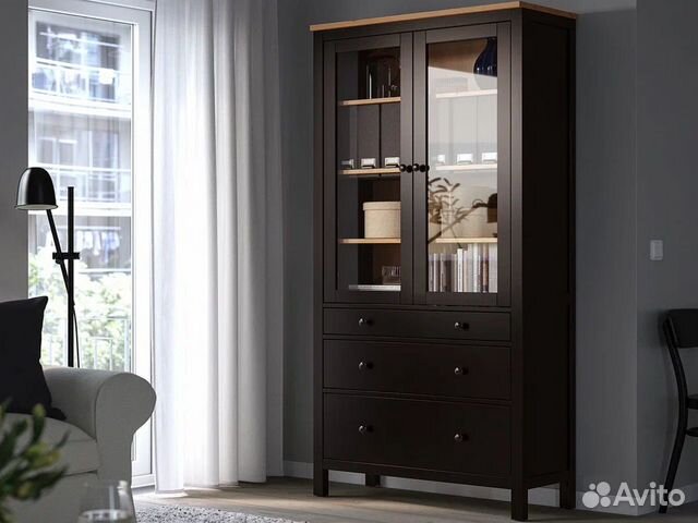 Шкаф из массива Хемнэс икеа мебель Hemnes IKEA купить в Москве | Товары ...