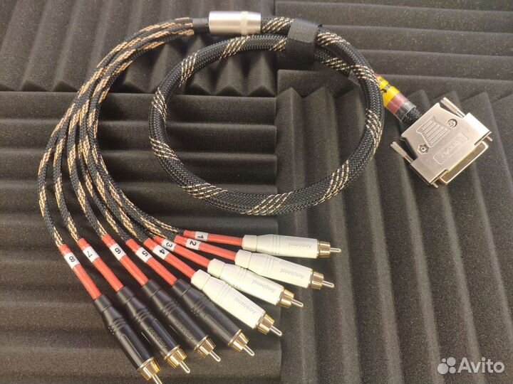 Мультикор dsub 25 на 8 RCA Amphenol acpr