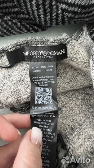 Шарф женский Emporio Armani оригинал