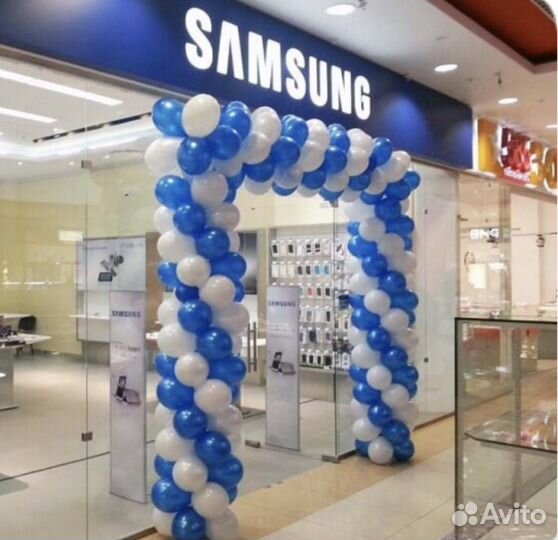 Оформление шарами открытия магазина, выпускной