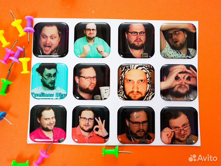 Стикеры 3д оптом