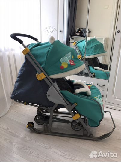 Коляска санки ника 7-2